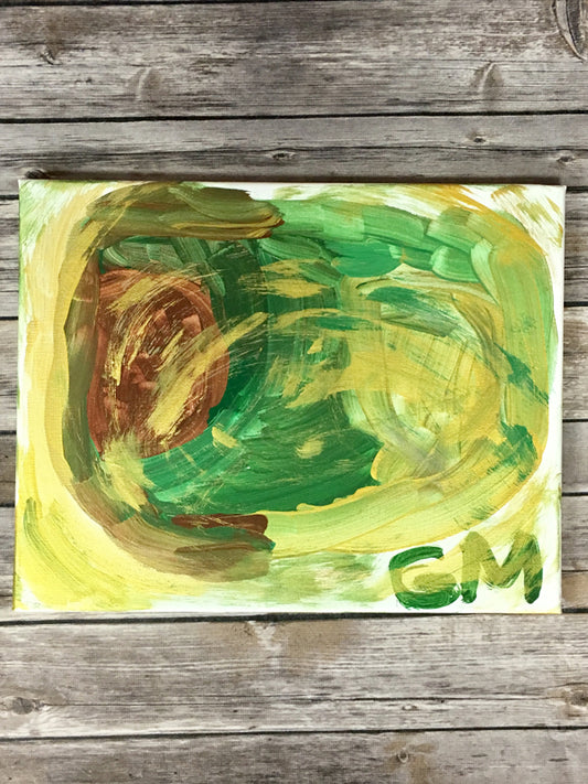 Two Words Come Together Painting